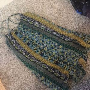 Flower print mini dress